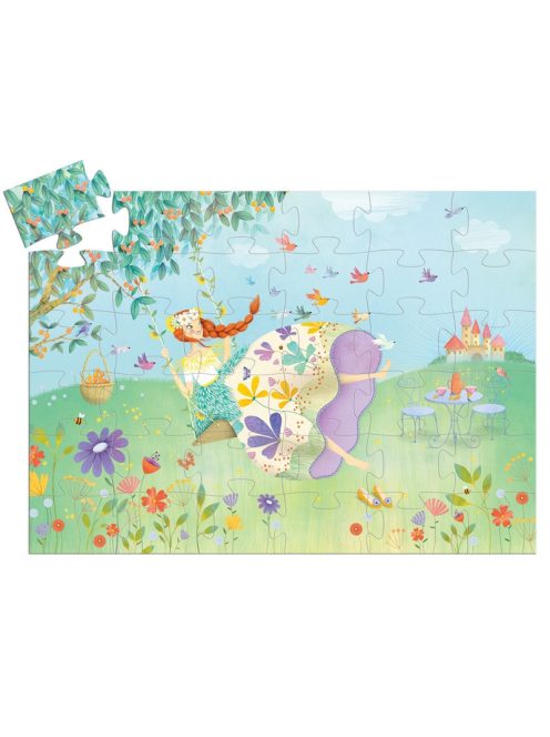 Djeco Formadobozos puzzle - Tavasz hercegnő - The princess of spring