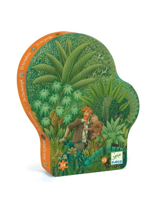 Djeco Formadobozos puzzle - Dzsungel puzzle