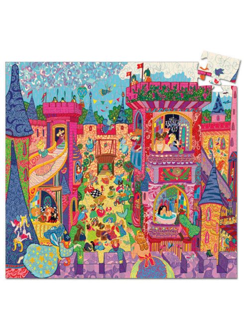 Djeco Formadobozos puzzle - Tündérek kastélya - The fairy castle