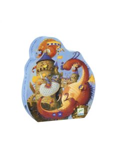 Djeco Formadobozos puzzle - Vaillant és a sárkány