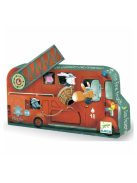 Djeco Mini puzzle - A tűzoltóautó - The fire truck