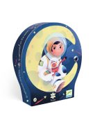 Djeco Formadobozos puzzle - Űrhajós a holdon, 36 db-os - An astronaut on the moon