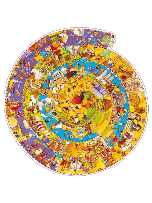 Djeco Megfigyeltető puzzle, történelem - spirál puzzle