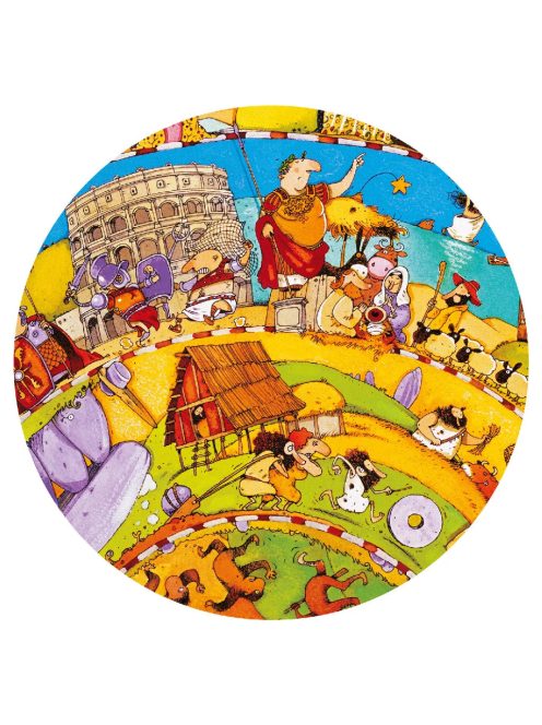 Djeco Megfigyeltető puzzle, történelem - spirál puzzle