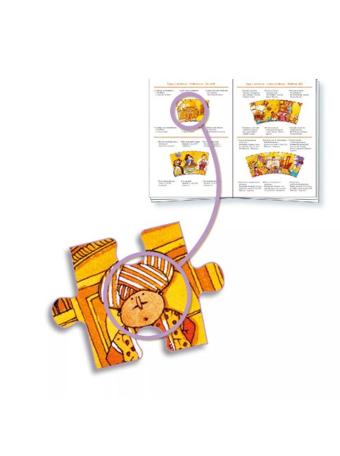 Djeco Megfigyeltető puzzle, történelem - spirál puzzle