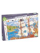 Djeco Megfigyeltető puzzle - Kalózok - Pirates