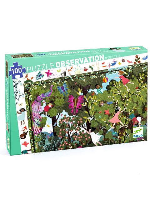 Djeco Megfigyeltető puzzle - Kerti játszás - Garden play time 