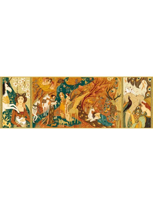 Djeco Művész puzzle, Egyszarvú és a hölgy, 500 db