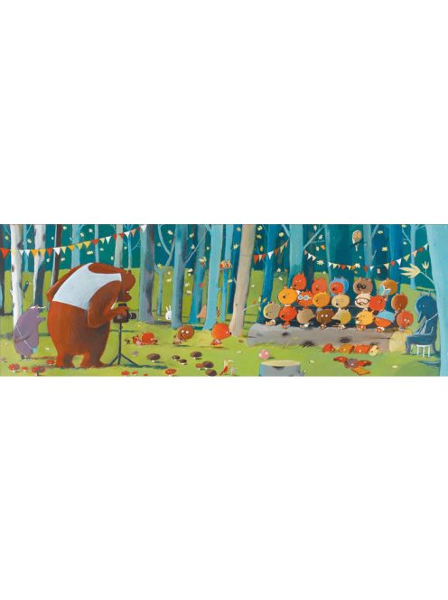 Djeco Művész puzzle - Erdei barátok, 100 db-os - Forest friends