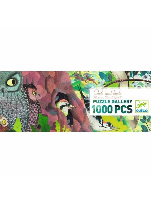 Djeco Művész puzzle, Baglyok és madarak