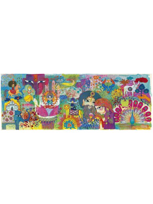 Djeco Művész puzzle, Varázslatos India, 1000 db