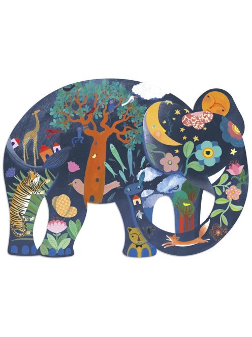 Djeco Művész puzzle, Elefánt, 150 db