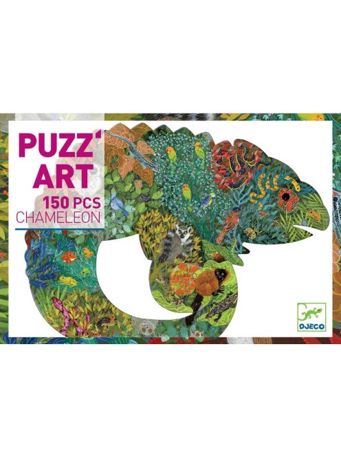 Djeco Művész puzzle, Kaméleon