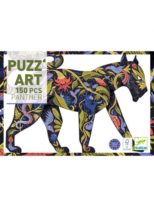 Djeco Művész puzzle, Fekete párduc, 150 db