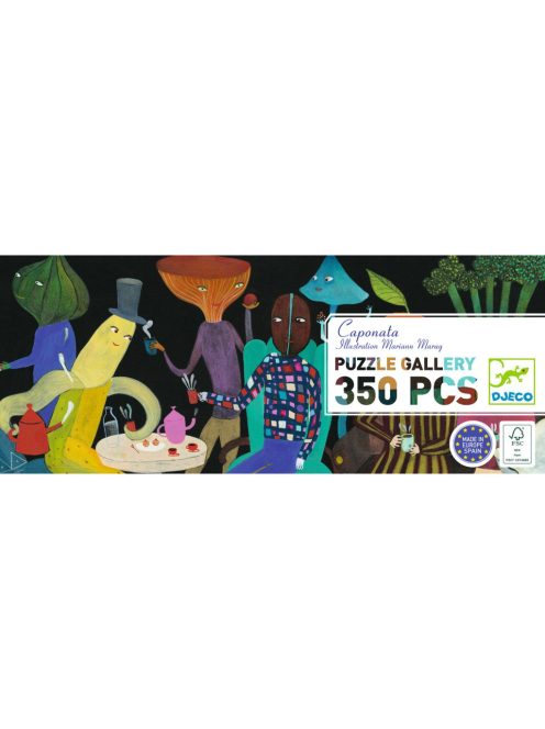 Djeco Művész puzzle - Padlizsán lecsó, 350 db-os - Caponata