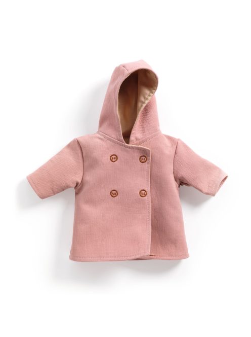 Djeco: Pomea Játékbaba ruha - Kapucnis kabát - Hooded coat