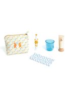 Djeco: Pomea Játékbaba kiegészítő, tisztálkodás - Fogmosás - Toothbrush set