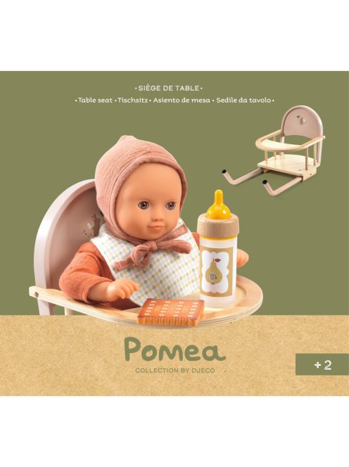 Djeco: Pomea Babaetető szék - Asztalhoz - Table seat