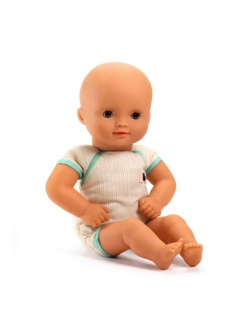 Djeco Játékbaba, Zöldike, 32 cm