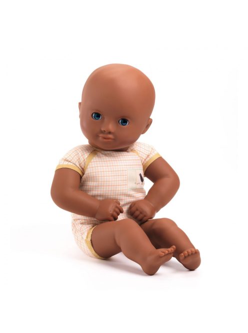 Djeco Játékbaba, Sárga, 32 cm