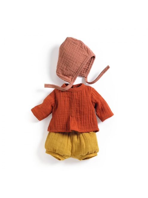 Djeco Játékbaba ruha - Kapucnis tréningruha - Rosewood