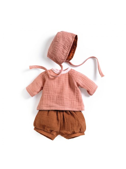 Djeco Játékbaba ruha - Mandarin színes - Mandarine