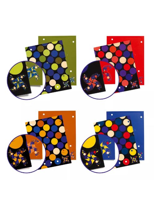 Djeco: Design by Spots - Csináld magad szélforgók