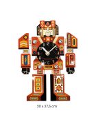 Djeco: Design by Csináld magad! - Falióra fiúszobába - IdőRobi - Robotime