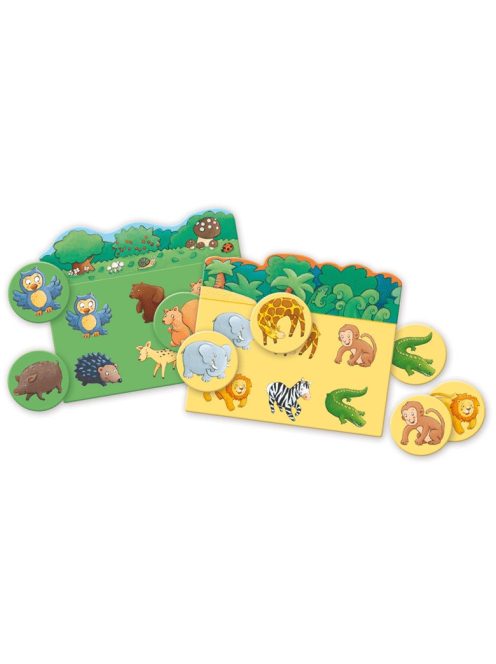 Djeco Képeslottó - Állatok élőhelye - Animals loto