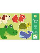 Djeco Párosító puzzle - Állatos - Animals