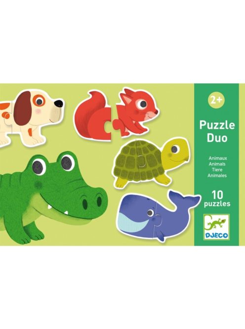 Djeco Párosító puzzle - Állatos - Animals