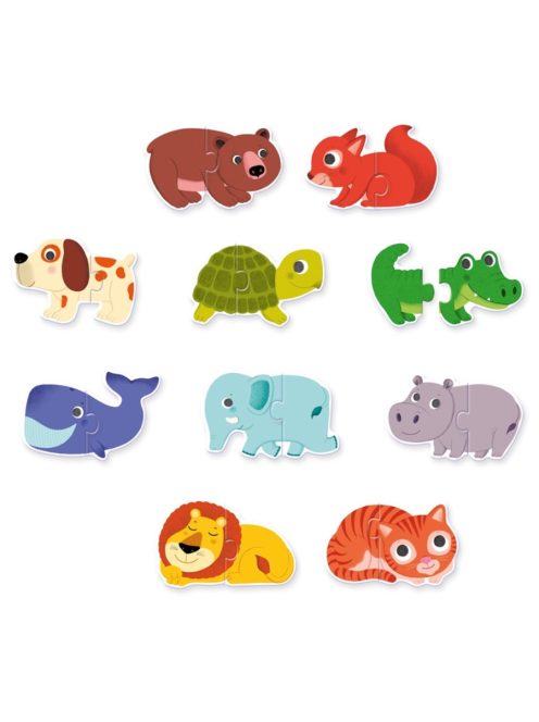 Djeco Párosító puzzle - Állatos - Animals