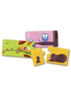 Djeco Párosító puzzle - Mama-baba - Mom and baby