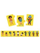 Djeco Sorozatkirakó puzzle, Öltözködés, 10 db