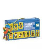 Djeco Sorozatkirakó puzzle, Öltözködés, 10 db