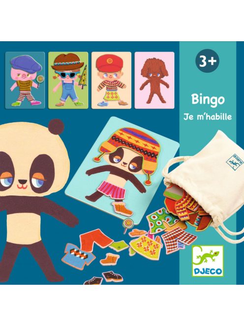 Djeco Öltöztető játék - Ruha bingó - Dress Up Bingo