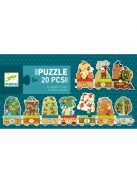 Djeco Sorozatkirakó puzzle, 10-ig számolok, 20 db