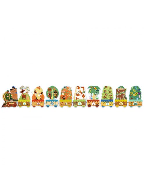 Djeco Sorozatkirakó puzzle, 10-ig számolok, 20 db