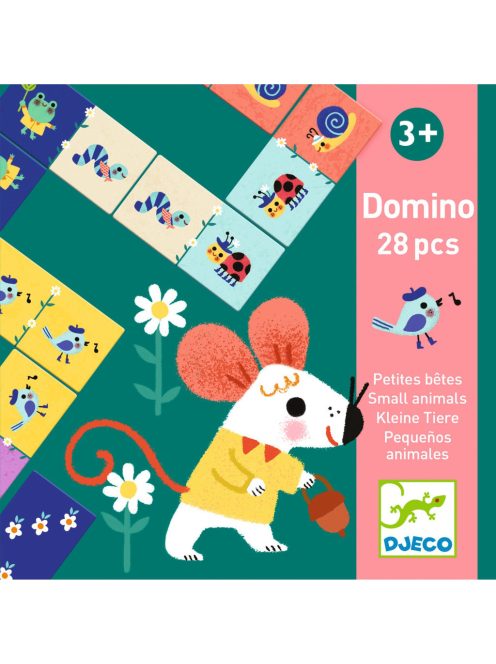 Djeco Dominó játék, kicsi állatok 