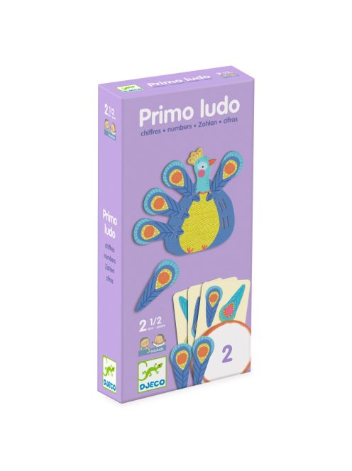 Djeco: Eduludo Primo Ludo - Négyig - 1,2,3,4