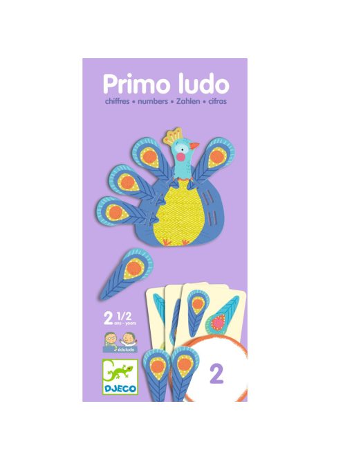 Djeco: Eduludo Primo Ludo - Négyig - 1,2,3,4