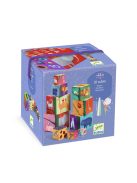Djeco Toronyépítő kocka - Természet és állatok - 10 nature & animal blocks