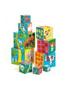 Djeco Toronyépítő kocka - Barátok - 10 my friends blocks