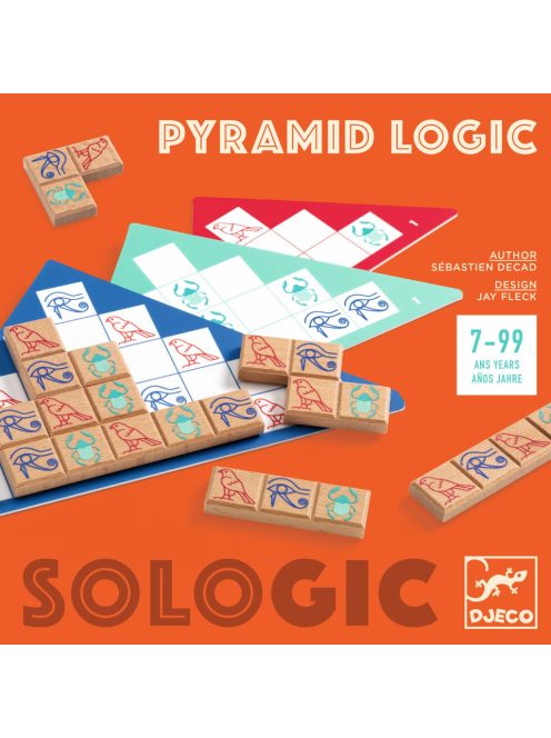 Djeco Logikai játék - Piramis - Pyramid Logic