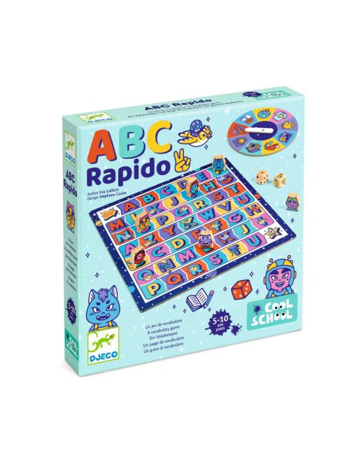 Djeco Társasjáték - Szókincs bajnokság - ABC Rapido