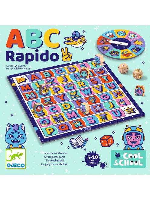 Djeco Társasjáték - Szókincs bajnokság - ABC Rapido