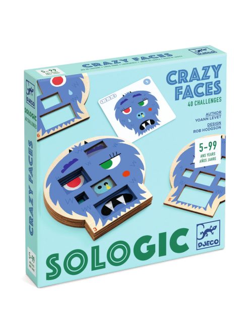 Djeco Logikai játék - Szörnyűlködés - Crazy faces