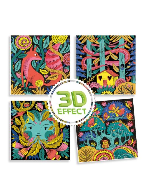 Djeco Művészeti műhely, Fantázia kerekerdő, 3D