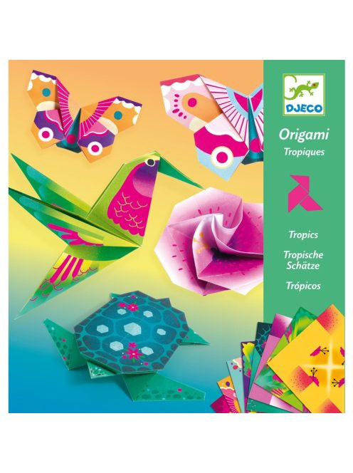 Djeco Origami - Trópusokon - Tropics