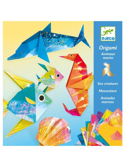 Djeco Origami - Tengeri élőlények - Sea creatures